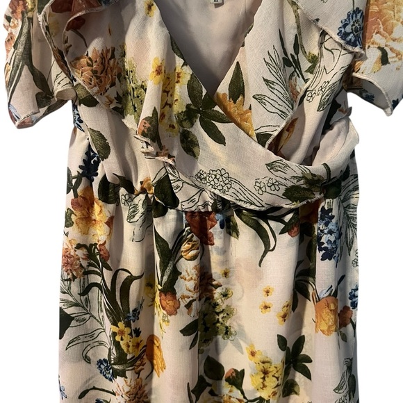 June & Hudson Floral Off the Shoulder Dress - Size Medium - Picture 6 of 8